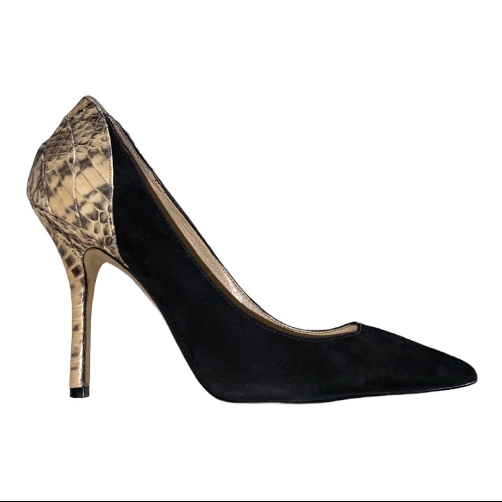 ❤️ENZO ANCIOLINI EASPALLASSINO SUEDE HEELS ~‎ 7.5